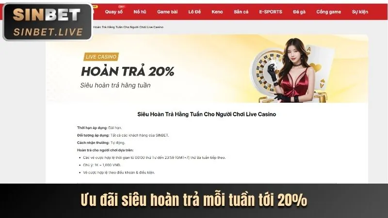 Hoàn trả hàng tuần xoc88 Nổ Hũ